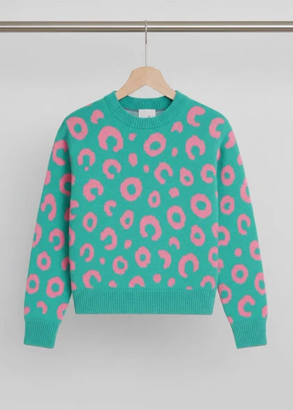 کراپ بافت طرح دار