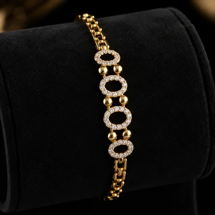 دستبند ژوپینگ طرح جواهرکدdxu1095 گالری زیورآلات آوآرین