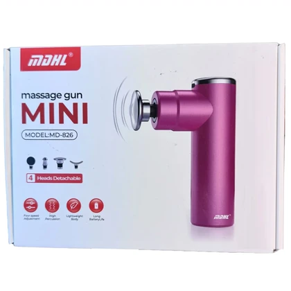 مینی ماساژور تفنگی ام دی اچ ال MDHL مدل MD-826 با 4 سری قابل تعویض