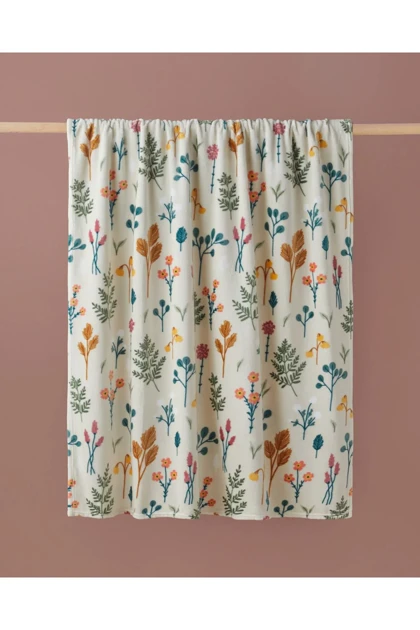 شال مبل English Home مدل Flowers Melody پلی‌استر - چندرنگ