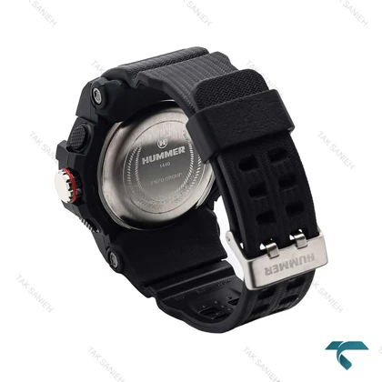 ساعت هامر دوزمانه 1440 مردانه فول مشکی Hummer-6514-G