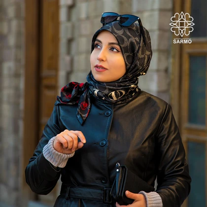 روسری ساتن نخ وارداتی کوچ اقتصادی