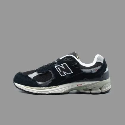 نیوبالانس 2002r پروتکشن پک مشکی طوسی New Balance 2002r Protection Pack Black Grey