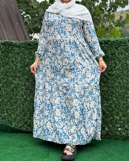 پیراهن ساحلی فلور آتی 6074