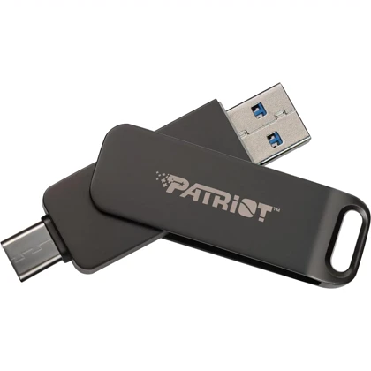 فلش مموری دو طرفه پاتریوت مدل Rage R550 ظرفیت 64 گیگابایت USB3.2