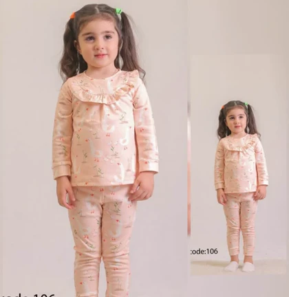 ست بلوز و شلوار راحتی دخترانه