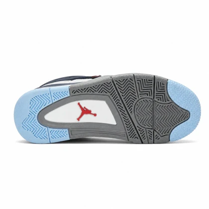 کفش و کتانی مردانه ساق‌دار مدل جردن NIKE AIR JORDAN 4 رنگ طوسی کد 2726