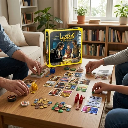 سرگرمی و بازی فکری کهربا بیگ باکس Splendor Big Box مناسب 2 تا 4 نفر