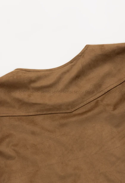 کت جیر آستر دار سرخپوستی کد1005024