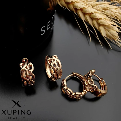 گوشواره حلقه‌ای طرح‌طلا ژوپینگ