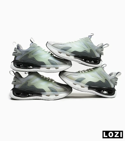 کفش کتانی مردانه سبز خاکستری مشکی ADIDAS Customize Run