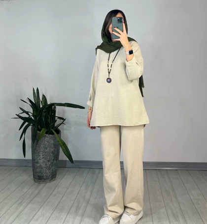 تونیک مانتویی نارگیل 1