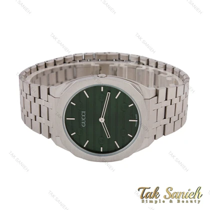 ساعت گوچی 25H مردانه استیل صفحه سبز Gucci-5734-G