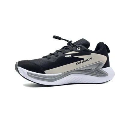 کفش و کتانی مردانه و زنانه مدل جنسیس SALOMON رنگ مشکی طوسی کد 9095