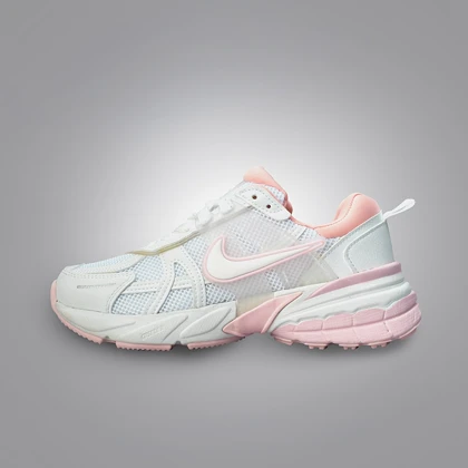 کفش کتانی زنانه نایک V2K سفید صورتی (Nike V2K White Pink) کد 2350