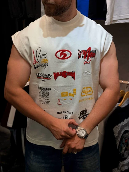 وست مردانه پارچه ماکان چاپی