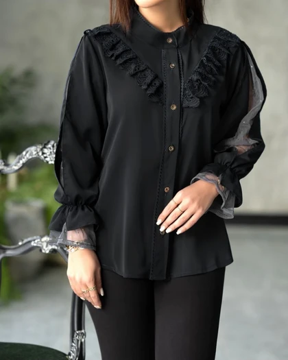شومیز زنانه مدل هیلان کد 1541