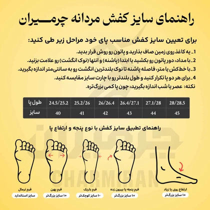 کفش مردانه چرمیران قهوه ای فلوتر PM1329