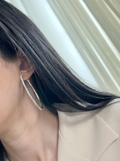 گوشواره تنیسی حلقه‌ای