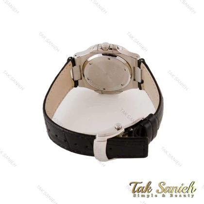 ساعت پتک فیلیپ ناتیلوس مردانه نقره ای بند چرم مشکی Patek-5003-L