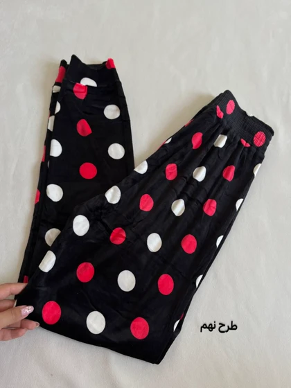 شلوار مخمل عروسکی دخترونه و زنونه کد 749