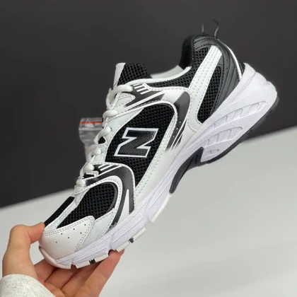 نیو بالانس 530 سفید مشکی New Balance 530 White Black