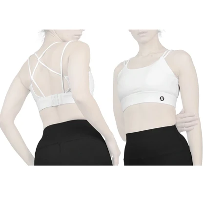 نیم‌تنه ورزشی زنانه لولولمون مدل 4H0293 سفید