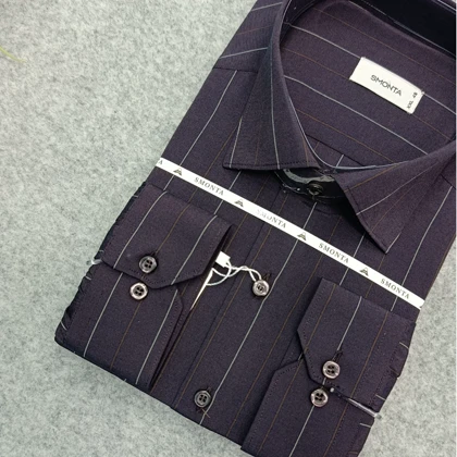 پیراهن استین بلند مردانه ( قواره کلاسیک-قواره معمولی )- پیراهن مجلسی طرحدار مردانه