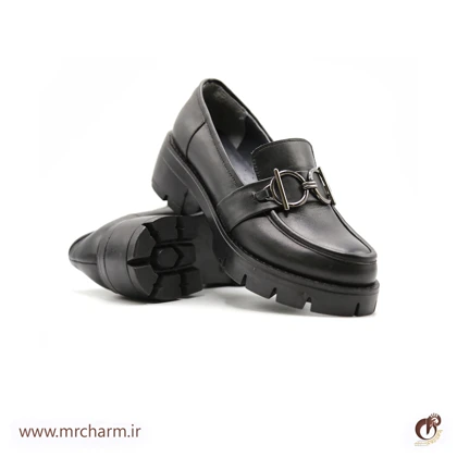 کفش لژ دار تمام چرم دخترانه mrc2111-50