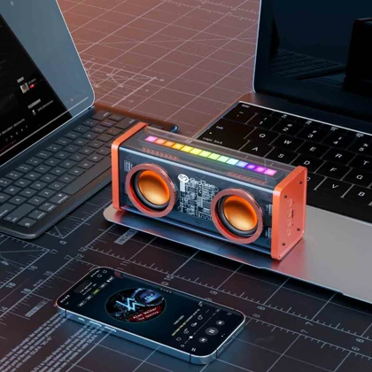 اسپیکر بلوتوثی پرووان ProOne مدل PSB4117 با نورپردازی RGB