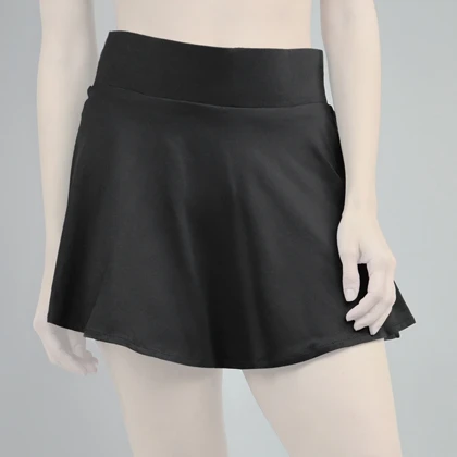 دامن کشاله دار تنیسی اویشو مدل PB-4H0258 مشکی