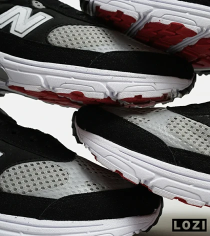 کفش کتانی بزرگ پا مشکی طوسی NEW BALANCE 993