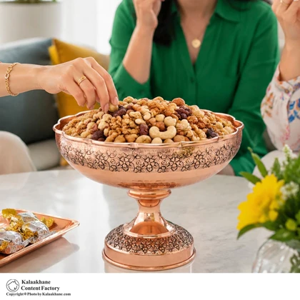 آجیل خوری مس دیبا رنگ مسی کد 1014
