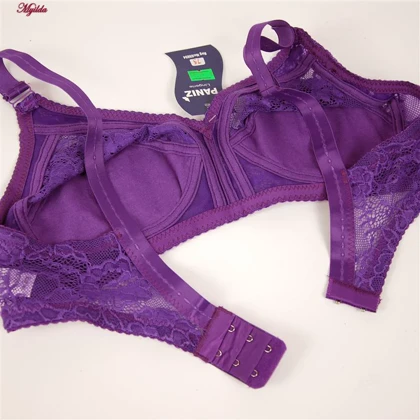 سوتین زنانه پانیذ بنفش کد 66324-9