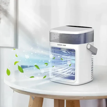 کولر رومیزی شارژی گرین لاین مدل GL-AC12 ظرفیت 0.4 لیتر