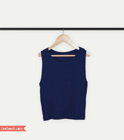 کراپ حلقه‌ای سرمه ای