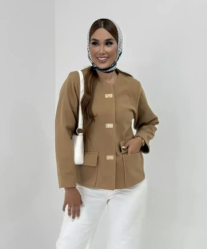 پالتو کتی طرح پاپیون کد ps001z برند ردا