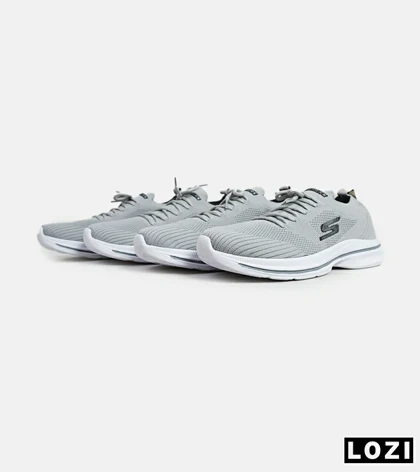 کفش کتانی طبی ورزشی طوسی SKECHERS GHOST