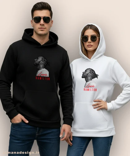 هودی مردانه و زنانه طرح لوئیس همیلتون کد 984