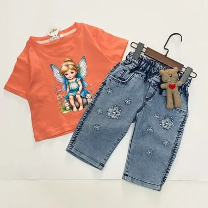 شلوارک جین دخترانه