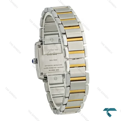 ساعت کارتیر زنانه دورنگ طلایی Cartier-7905-L