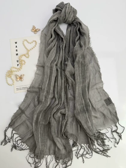 شال لینن تک‌رنگ 20684