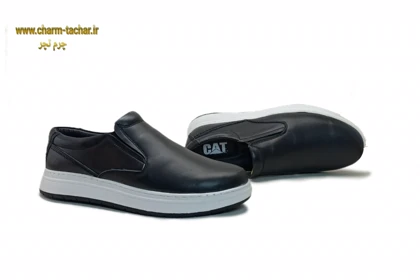 کفش ونس مردانه بدون بند چرم طبیعی si147