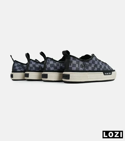 کفش اسنیکرزمشکی خاکستری Amiri Checkered مدل 5987