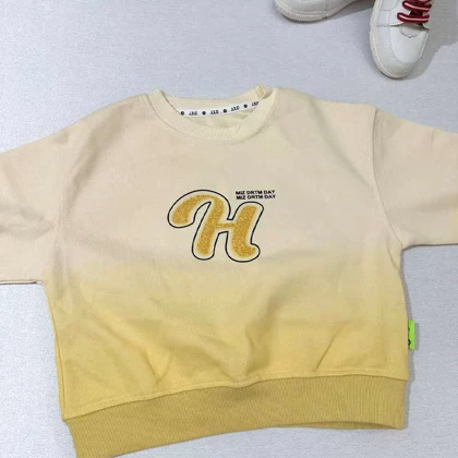 بلوز بچه گانه دورس زرد کره ای H وارداتی