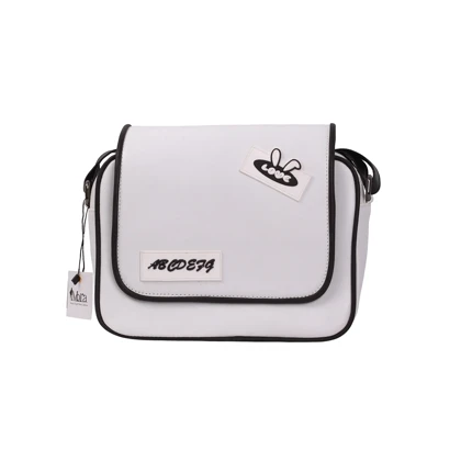 کیف زنانه مدل خرگوشی_سفید مشکی کد 1330