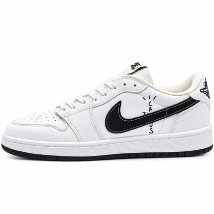 کفش و کتانی مردانه مدل نایک ترویس NIKE TRAVIS رنگ سفید مشکی کد 30355