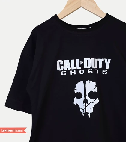 تیشرت مشکی طرح Call Of Duty