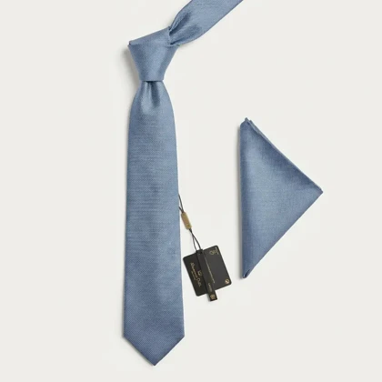 کراوات و پوشت دستدوز طرح لیزارد برند Massimo Dutti