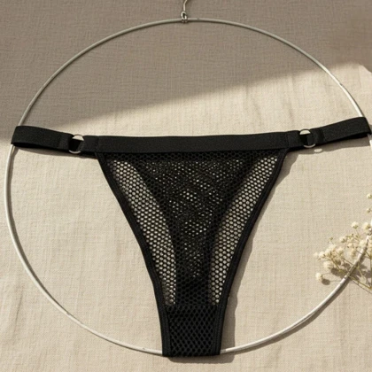 شورت لامبادا زنانه مدل زنبوری حلقه دار